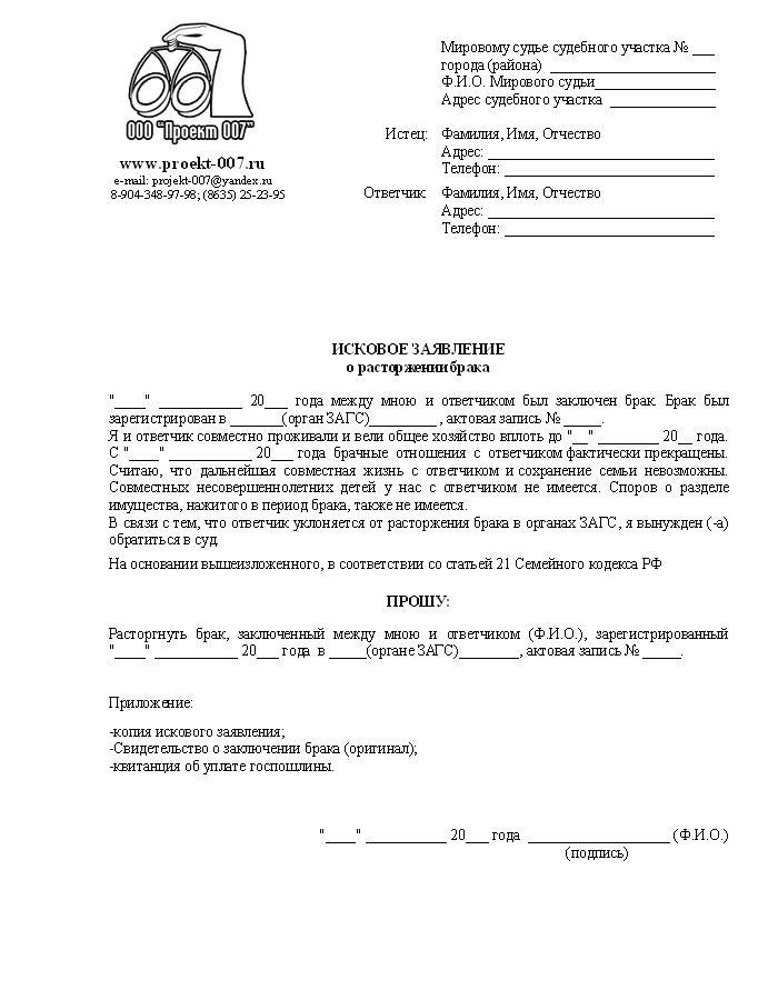образец искового заявления на развод в суд украина - фото 5